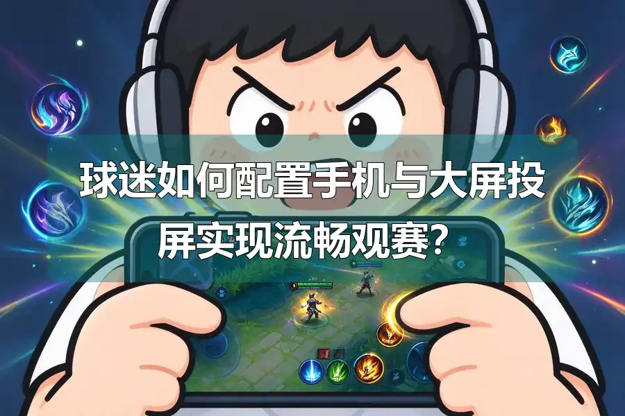 球迷如何配置手机与大屏投屏实现流畅观赛？